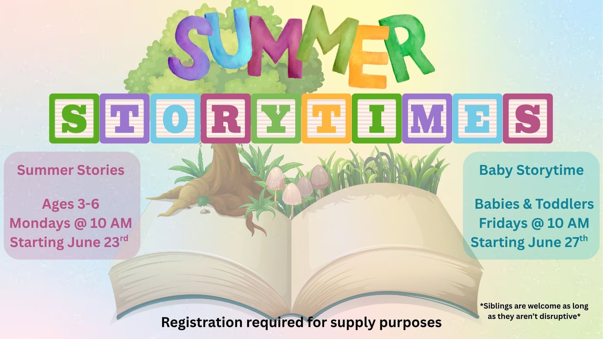 children summer storytime
