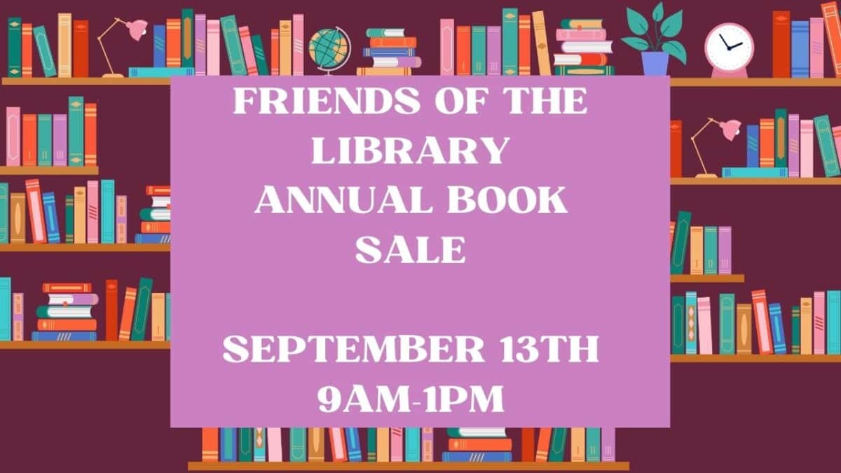 friend's book sale 2025 thumbnail for website