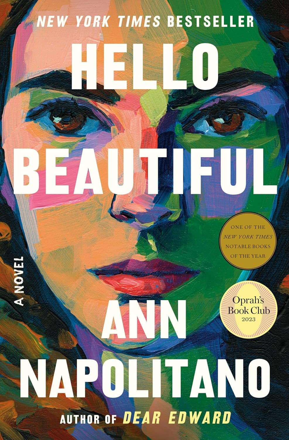 Book covering showing a woman's face staring out at the reader