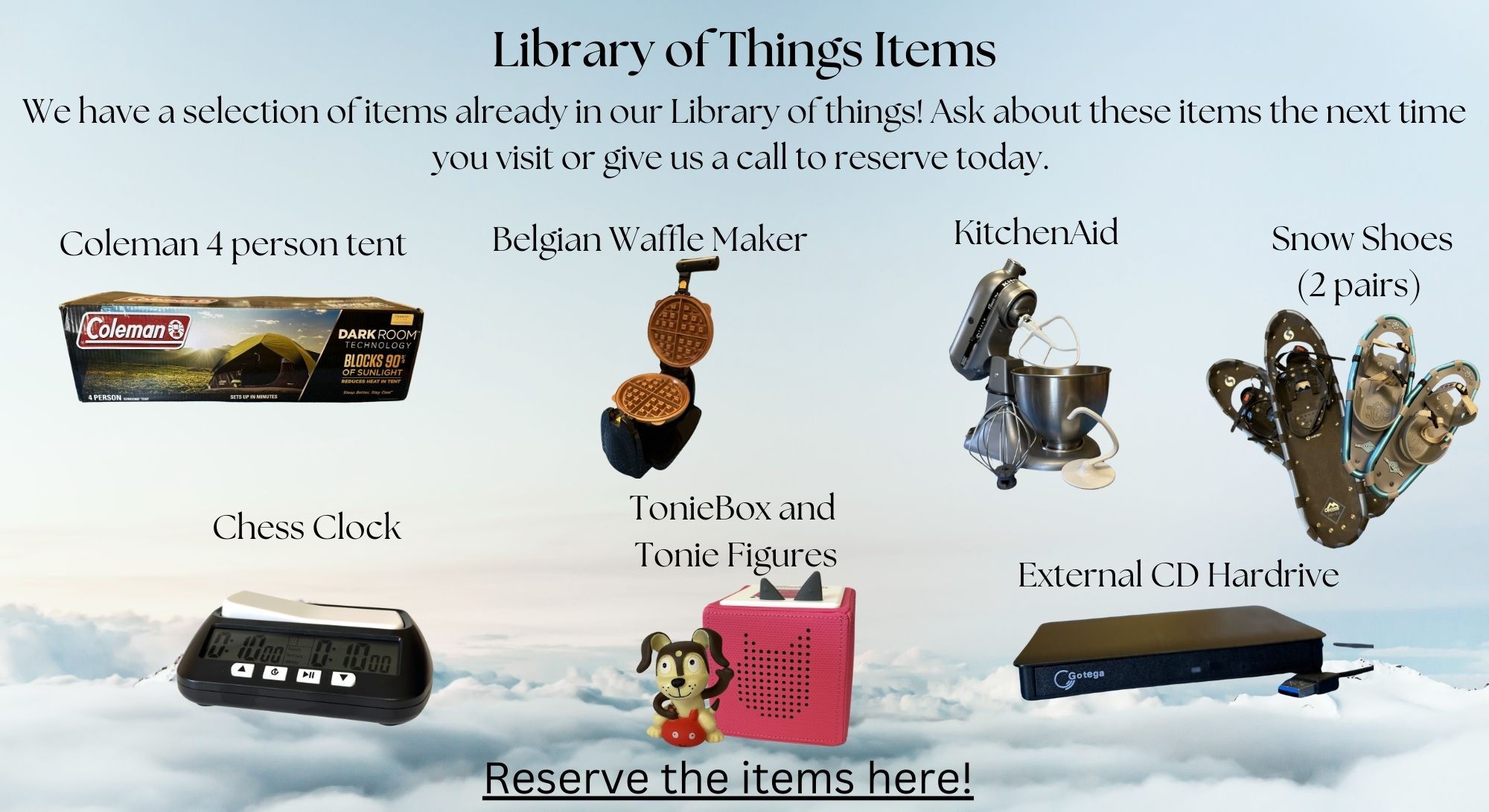 items currently available