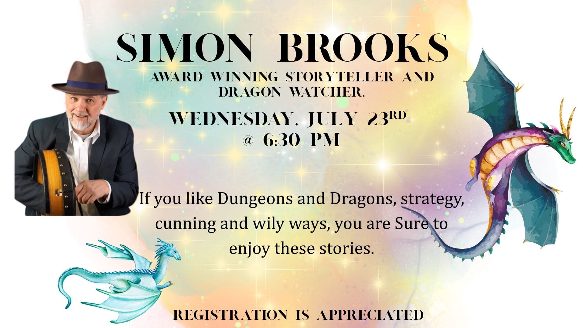 storyteller simon brooks