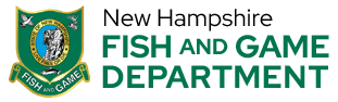 NH Fish & Game department logo. 